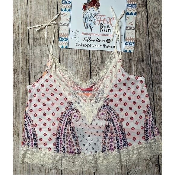 𝅺abercrombie and Fitch Colorful Dainty Camisole Size Large NWT - Picture 6 of 8